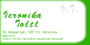 veronika toltl business card